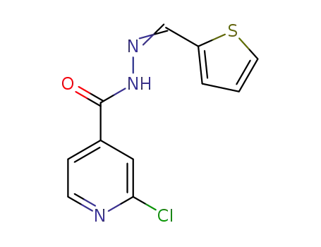 2-chloro-N'-(thiophen-2-ylmethylene)isonicotinohydrazide