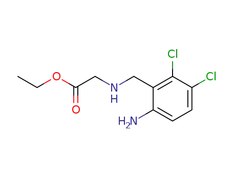 Molecular Structure of 70406-92-7 (Ethyl N-(2,3-dichloro-6-aminobenzyl)glcycine)