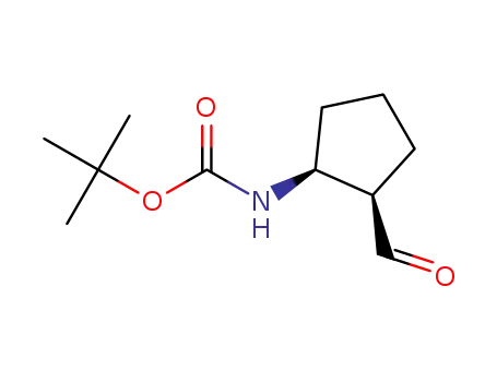 tert-butyl ((1S,2R)-2-formylcyclopentyl)carbamate