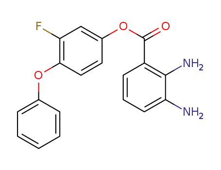 3-fluoro-4-phenoxyphenyl 2,3-diaminobenzoate