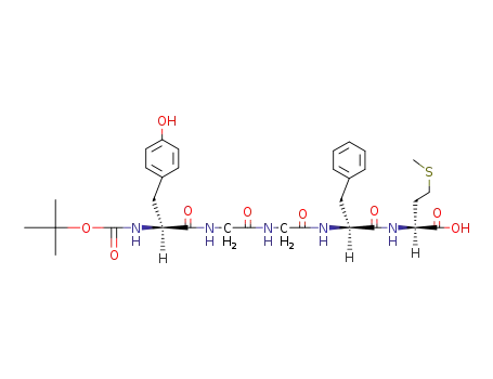 Molecular Structure of 59481-77-5 (BOC-MET-ENKEPHALIN)