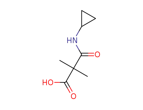3-(cyclopropylamino)-2,2-dimethyl-3-oxopropanoic acid