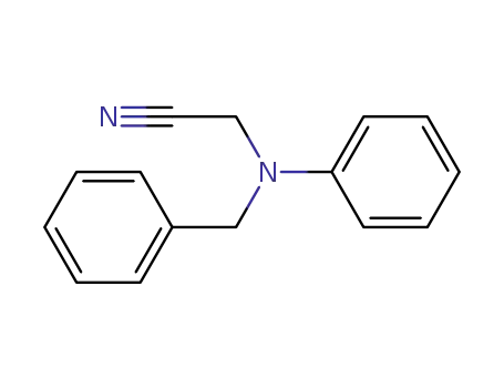 Molecular Structure of 36271-19-9 ((benzylphenylamino)acetonitrile)