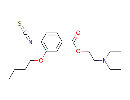 2-(diethylamino)ethyl 3-butoxy-4-isothiocyanatobenzoate