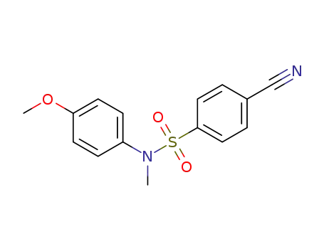 4-cyano-N-(4-methoxyphenyl)-N-methylbenzenesulfonamide