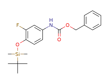 benzyl (4-((tert-butyldimethylsilyl)oxy)-3-fluorophenyl)carbamate