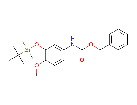 benzyl (3-((tert-butyldimethylsilyl)oxy)-4-methoxyphenyl)carbamate