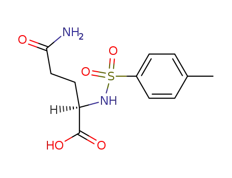 Molecular Structure of 42749-49-5 ((-)-N-[(4-METHYLPHENYL)SULFONYL]-D-GLUTAMINE)