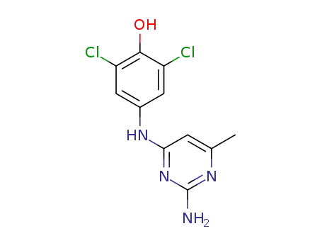 4-((2-amino-6-methylpyrimidin-4-yl)amino)-2,6-dichlorophenol