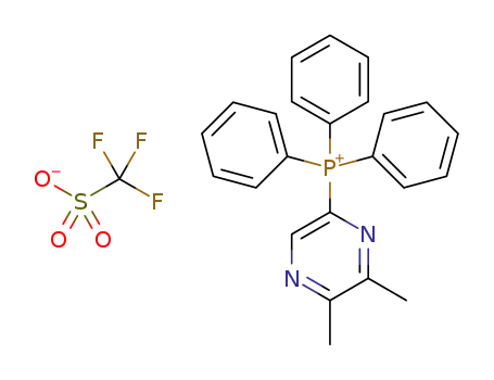 (5,6-dimethylpyrazin-2-yl)triphenylphosphonium trifluoromethanesulfonate