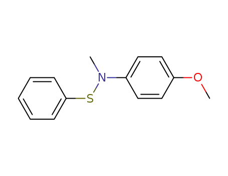 N-(4-methoxyphenyl)-N-methyl-S-phenylthiohydroxylamine