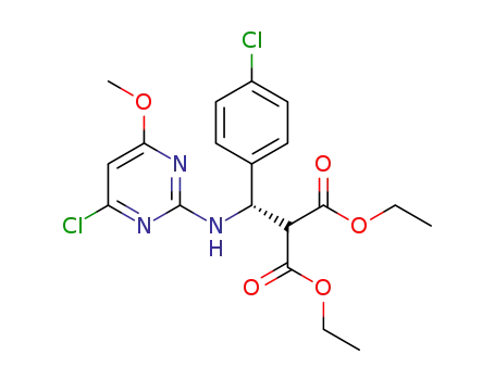 (S)-diethyl 2-(((4-chloro-6-methoxypyrimidin-2-yl)amino)(4-methoxyphenyl)methyl)malonate