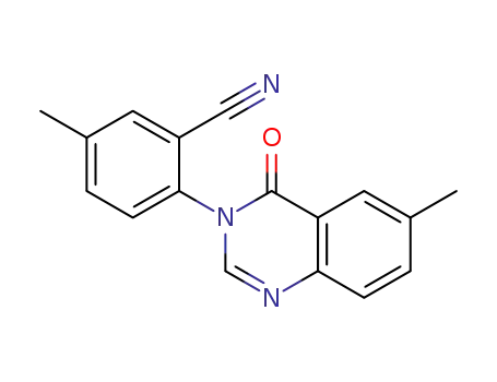 5-methyl-2-(6-methylquinazolin-4-one-3(4H)-yl)benzonitrile