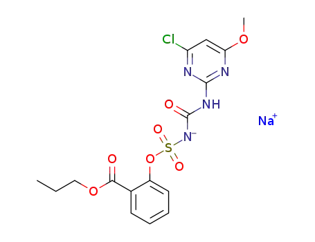 sodium ((4-chloro-6-methoxypyrimidin-2-yl)carbamoyl)((2-(propoxycarbonyl) phenoxy)sulfonyl)amide