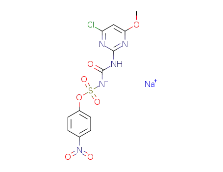 sodium ((4-chloro-6-methoxypyrimidin-2-yl)carbamoyl)((4-nitrophenoxy) sulfonyl)amide