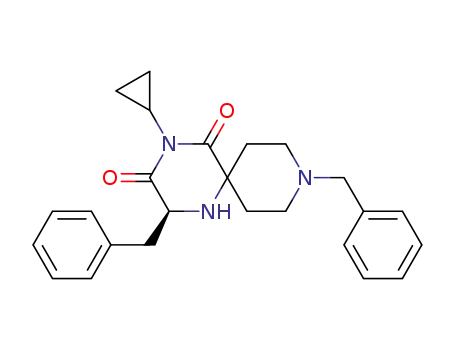 (S)-2,9-dibenzyl-4-cyclopropyl-1,4,9-triazaspiro[5.5]undecane-3,5-dione
