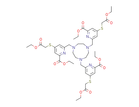 triethyl-6,6',6''-((1,4,7-triazacyclononane-1,4,7-triyl)tris(methylene))tris(4-((2-ethoxy-2-oxoethyl)thio)picolinate)