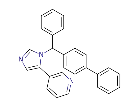 3-(1-([1,1′-biphenyl]-4-yl(phenyl)methyl)-1H-imidazol-5-yl)pyridine