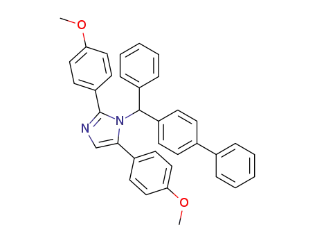 1-([1,1′-biphenyl]-4-yl(phenyl)methyl)-2,5-bis(4-methoxyphenyl)-1H-imidazole