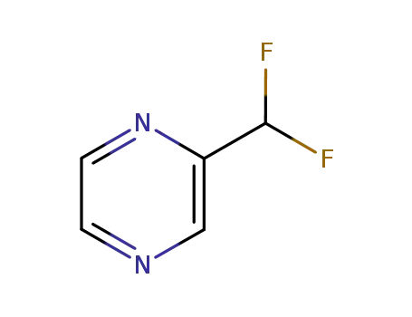 Molecular Structure of 111781-48-7 (Pyrazine, (difluoromethyl)-)