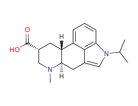 Molecular Structure of 41710-27-4 (1-isopropyldihydrolysergic acid)