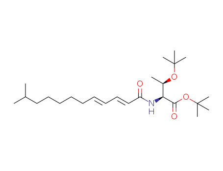 tert-butyl O-(tert-butyl)-N-((2E,4E)-11-methyldodeca-2,4-dienoyl)-L-threoninate