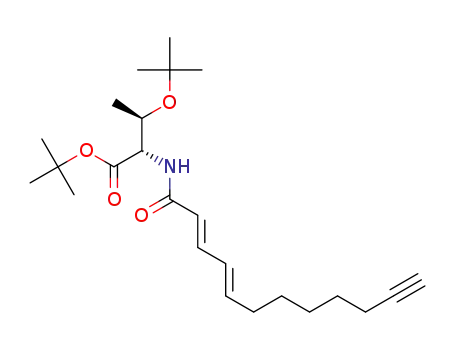 tert-butyl O-(tert-butyl)-N-((2E,4E)-dodeca-2,4-dien-11-ynoyl)-L-threoninate