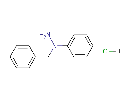 Molecular Structure of 5705-15-7 (1-BENZYL-1-PHENYLHYDRAZINE HYDROCHLORIDE)