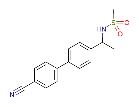 N-(1-(4'-cyano-[1,1'-biphenyl]-4-yl)ethyl)methanesulfonamide
