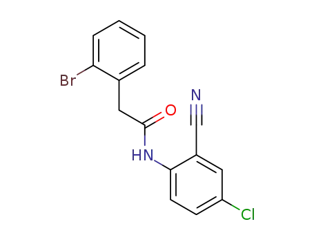 2-(2-bromophenyl)-N-(4-chloro-2-cyanophenyl)acetamide