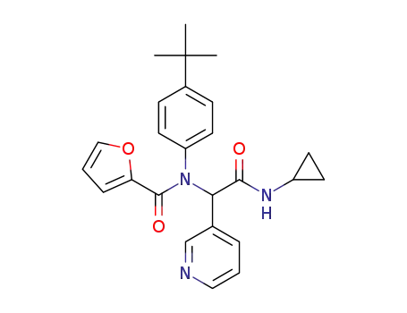 2-[N-(4-tert-butylphenyl)-1-(furan-2-yl)formamido]-N-cyclopropyl-2-(pyridin-3-yl)acetamide