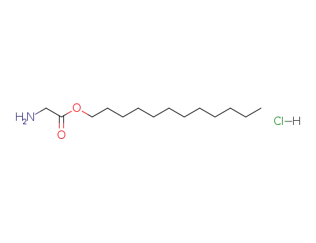 Molecular Structure of 16194-11-9 (Glycine lauryl ester hydrochloride)