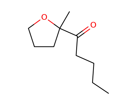 Molecular Structure of 87013-36-3 (1-Pentanone, 1-(tetrahydro-2-methyl-2-furanyl)-)