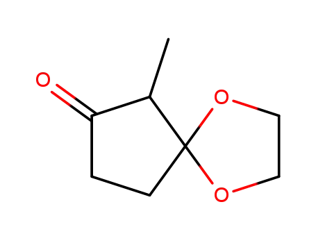 Molecular Structure of 54972-03-1 (1,4-Dioxaspiro[4.4]nonan-7-one,  6-methyl-)