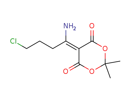 5-(1-Amino-4-chloro-butylidene)-2,2-dimethyl-[1,3]dioxane-4,6-dione