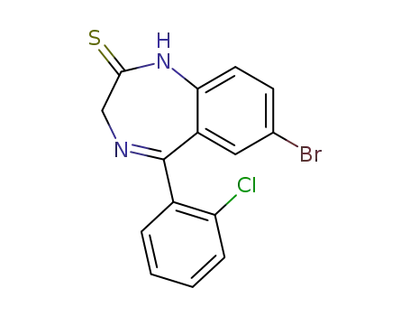 7-bromo-5-(2-chlorophenyl)-1,3-dihydro-1,4-benzodiazepin-2-thione