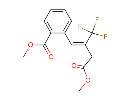 Methyl 4-(o-methoxycarbonylphenyl)-3-perfluoromethylbut-3-enoate