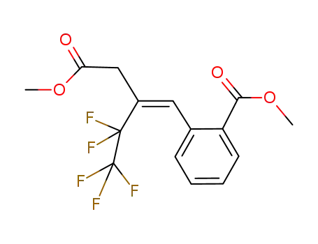 Methyl 4-(o-methoxycarbonylphenyl)-3-perfluoroethylbut-3-enoate