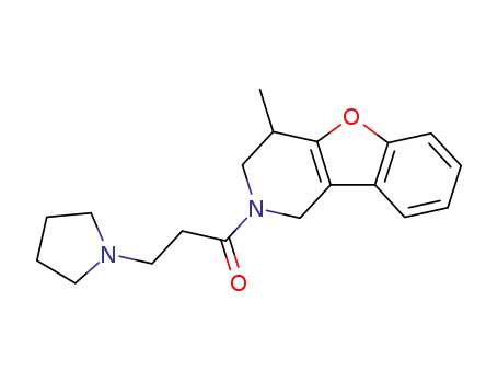4-methyl-2-(3-pyrrolidin-1-yl-propionyl)-1,2,3,4-tetrahydro-benzo[4,5]furo[3,2-c]pyridine