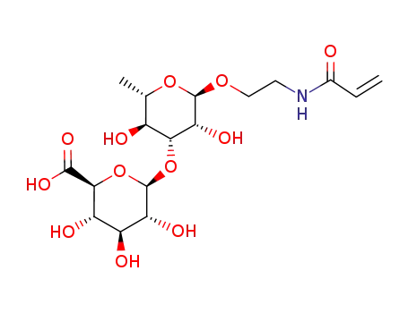 (2S,3S,4S,5R,6R)-6-[(2R,3R,4R,5S,6S)-2-(2-Acryloylamino-ethoxy)-3,5-dihydroxy-6-methyl-tetrahydro-pyran-4-yloxy]-3,4,5-trihydroxy-tetrahydro-pyran-2-carboxylic acid