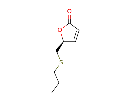 (-)-(S)-5-n-propylthiomethyloxol-3-en-2-one