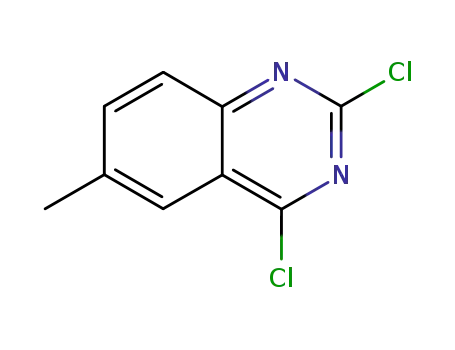 Molecular Structure of 39576-82-4 (2,4-DICHLORO-6-METHYLQUINAZOLINE)