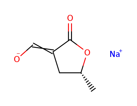 Sodium; [(R)-5-methyl-2-oxo-dihydro-furan-(3Z)-ylidene]-methanolate