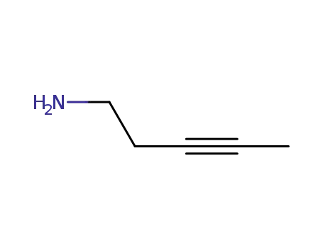 Molecular Structure of 91640-80-1 (3-Pentyn-1-amine)