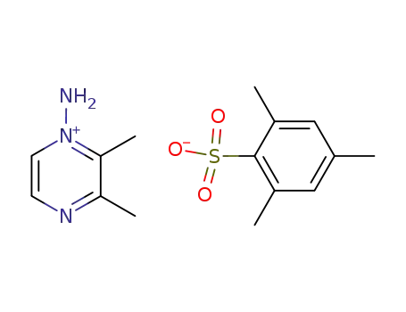 2,4,6-Trimethyl-benzenesulfonate1-amino-2,3-dimethyl-pyrazin-1-ium;