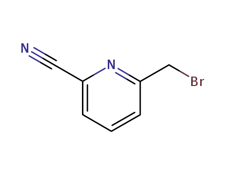 Molecular Structure of 104508-24-9 (6-BROMOMETHYL-2-CYANOPYRIDINE)