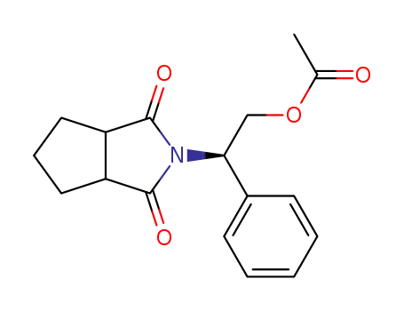 Acetic acid (R)-2-(1,3-dioxo-hexahydro-cyclopenta[c]pyrrol-2-yl)-2-phenyl-ethyl ester