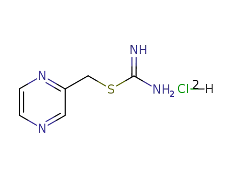 Carbamimidothioic acid, pyrazinylmethyl ester, monohydrochloride