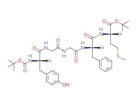 Molecular Structure of 82362-16-1 (BOC-MET-ENKEPHALIN-T-BUTYL ESTER)