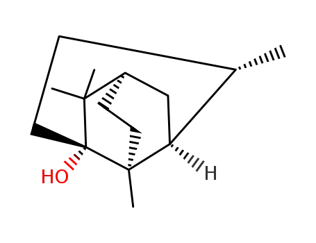 Molecular Structure of 5986-55-0 (Patchouli alcohol)